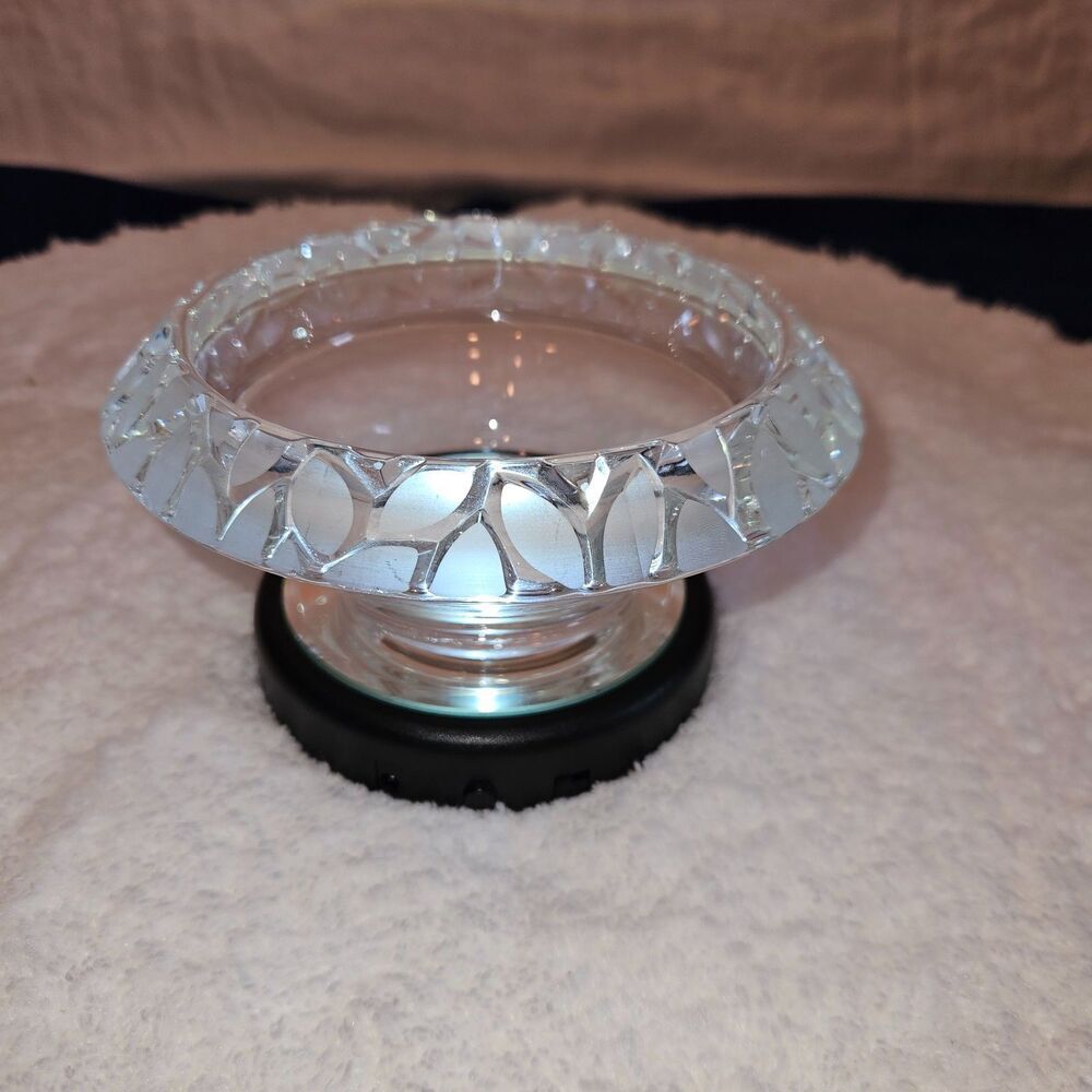 Vintage MIKASA Basmati Collection Small Lead Crystal Bowl 6"